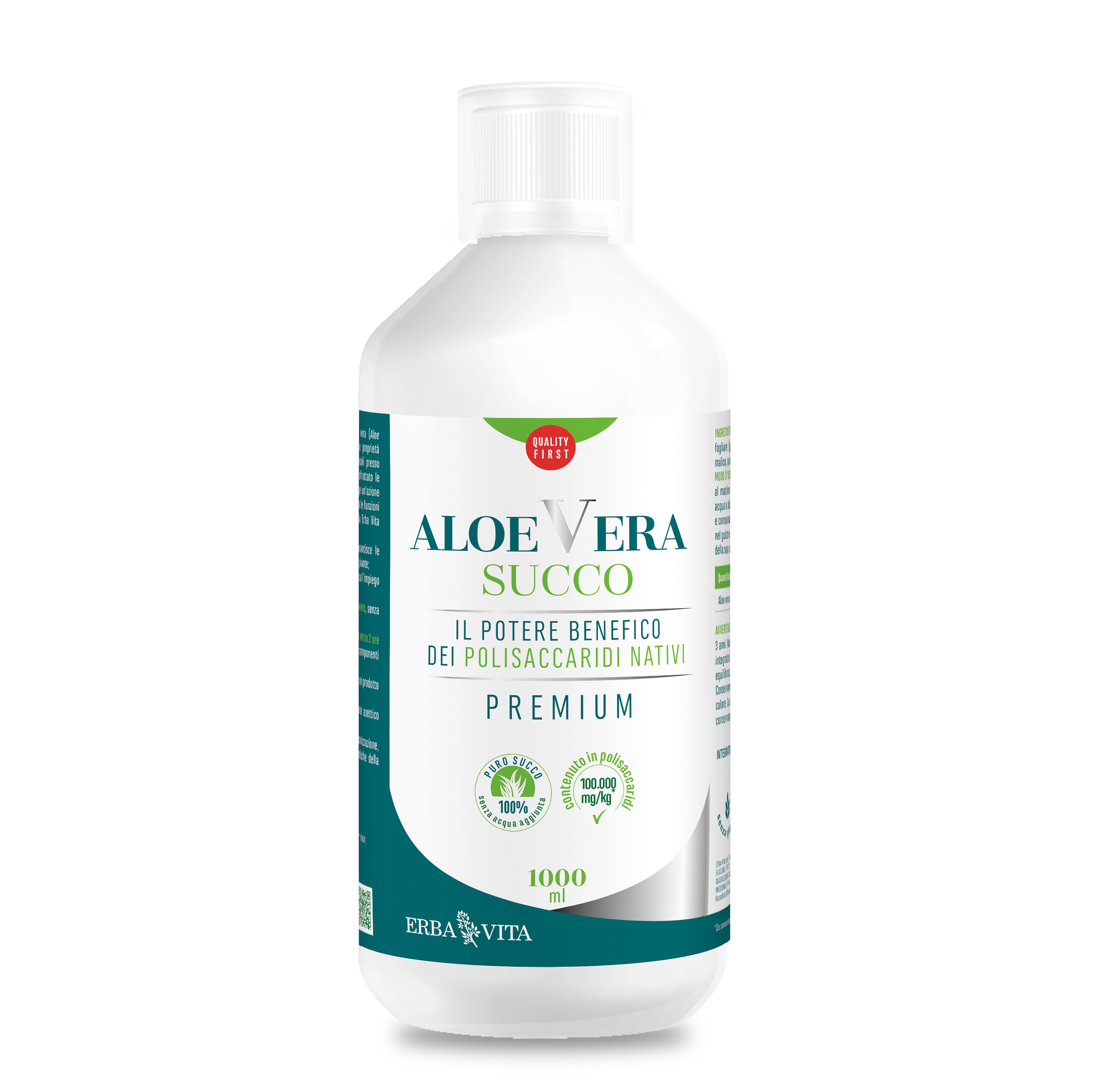Aloe Vera premium 100% naravni sok 1L