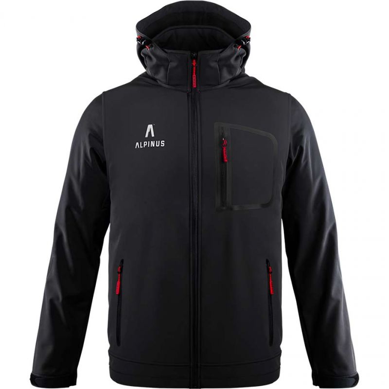 Softshell jakna Alpinus Stenshuvud črna BR43371