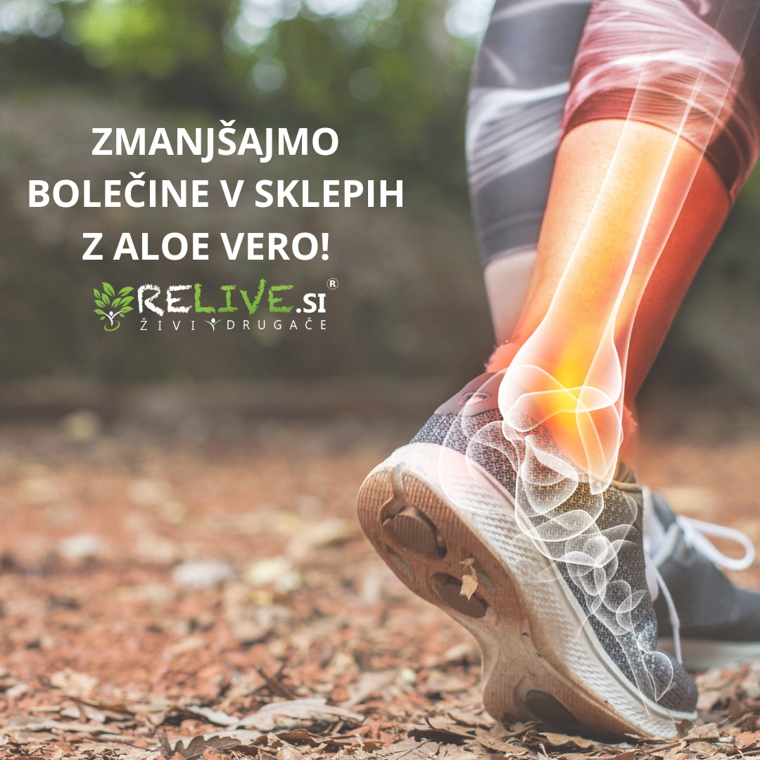 ZMANJŠAJMO BOLEČINE V SKLEPIH Z ALOE VERO