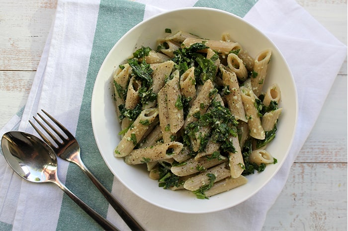 Testenine z ohrovtom in kozjim sirom