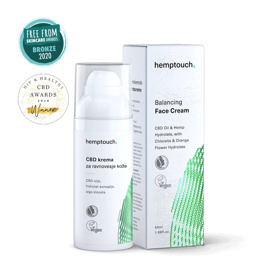 CBD krema za ravnovesje kože
