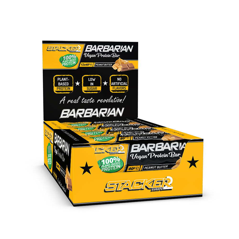 Stacker2 Barbarian veganska Proteinska Ploščica 40G