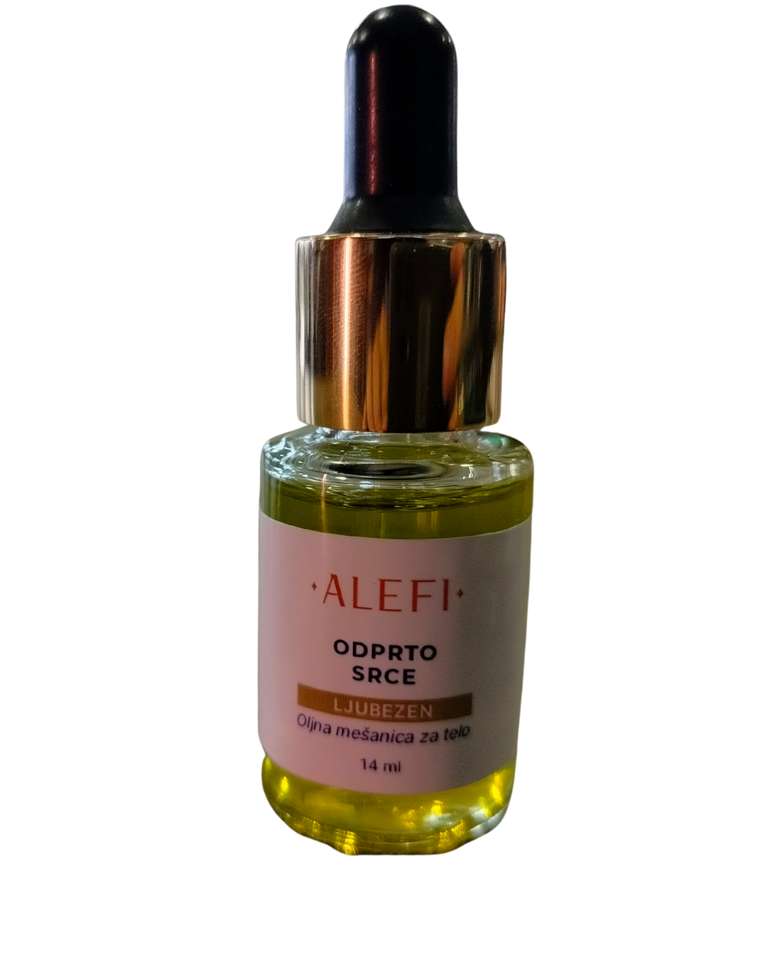 ALEFI – oljna mešanica za telo - Odprto srce – ljubezen