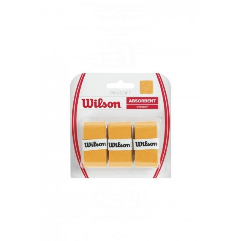 Zapestnice Wilson Pro Soft Overgrip 3 kosi WRZ4040GO
