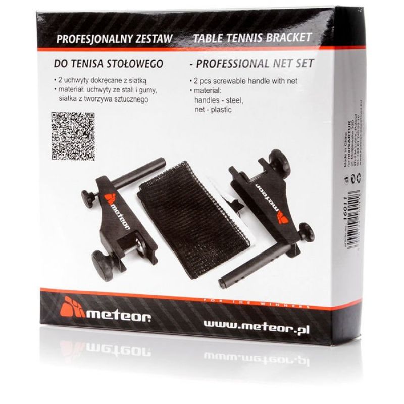 Mrežica za namizni tenis Meteor 16011 črna