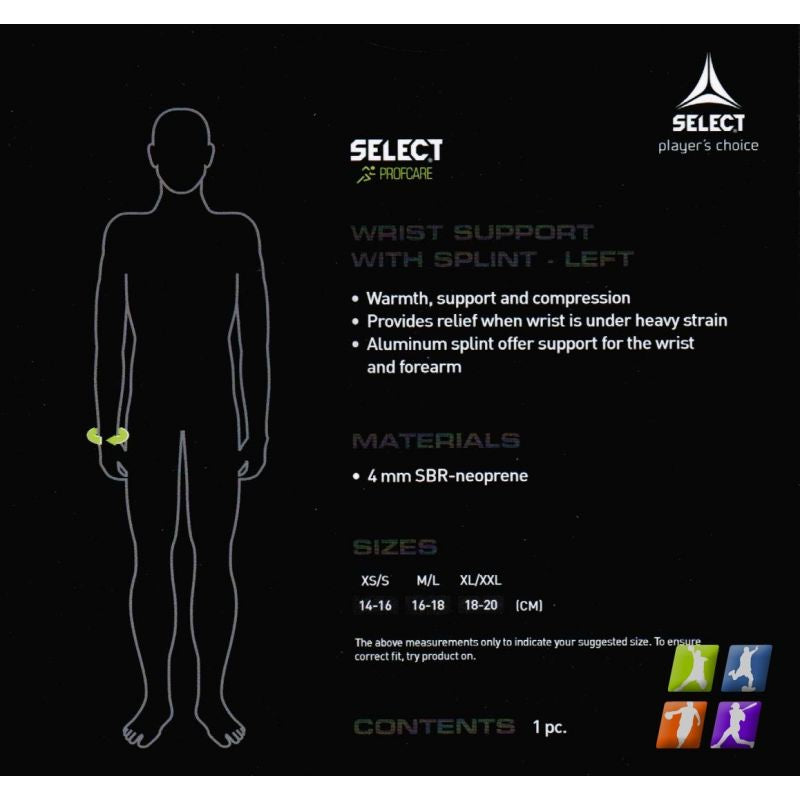 Zaščita za zapestje Izberite Profcare Neoprene 6700