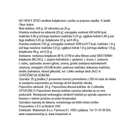 Iso Whey Zero 500 g