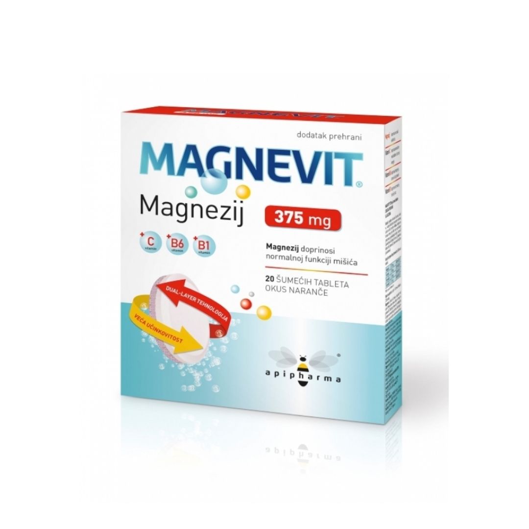 Magnevit - Magnesium 375+Vit C + B1