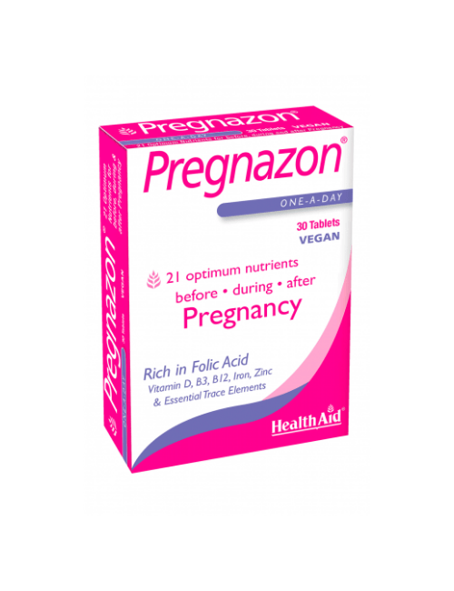 PREGNAZONE (folna kiselina, vitamin B6, vitamin B12, željezo ++) 
