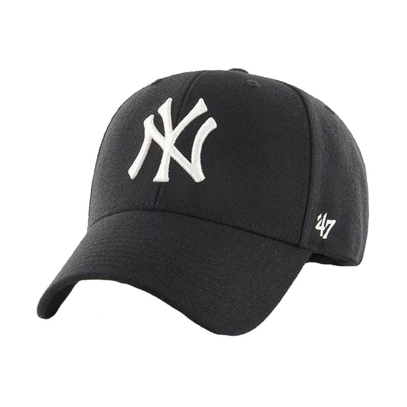 47 Brand New York Yankees MVP Cap B-MVPSP17WBP-BK czarne Ena velikost