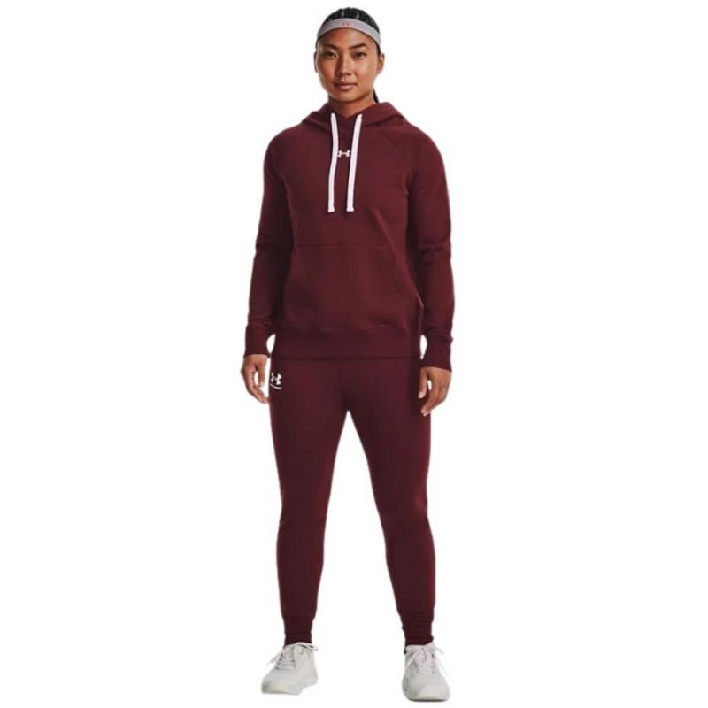 Under Armour Rival Fleece HB pulover s kapuco W 1356317 690