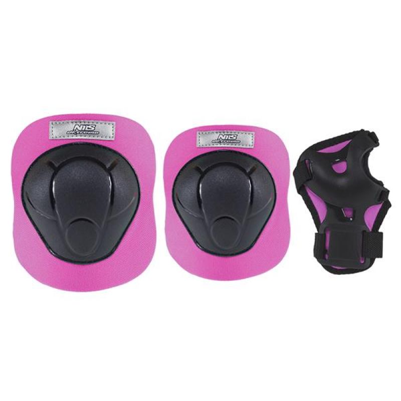 Protectors set Nils Extreme black and pink H210 size M