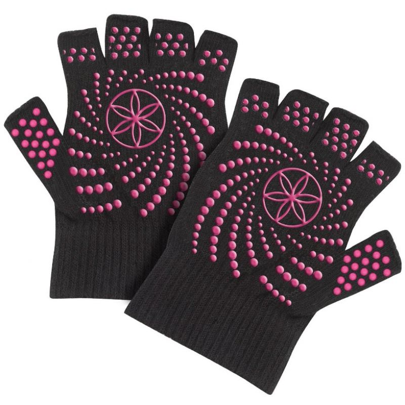 Gaiam 57125 fingerless anti-slip gloves