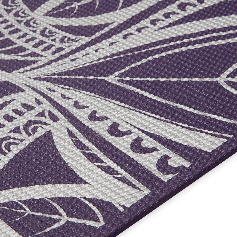 Podloga za jogu Gaiam Eggplant Medallion 6 mm 63844
