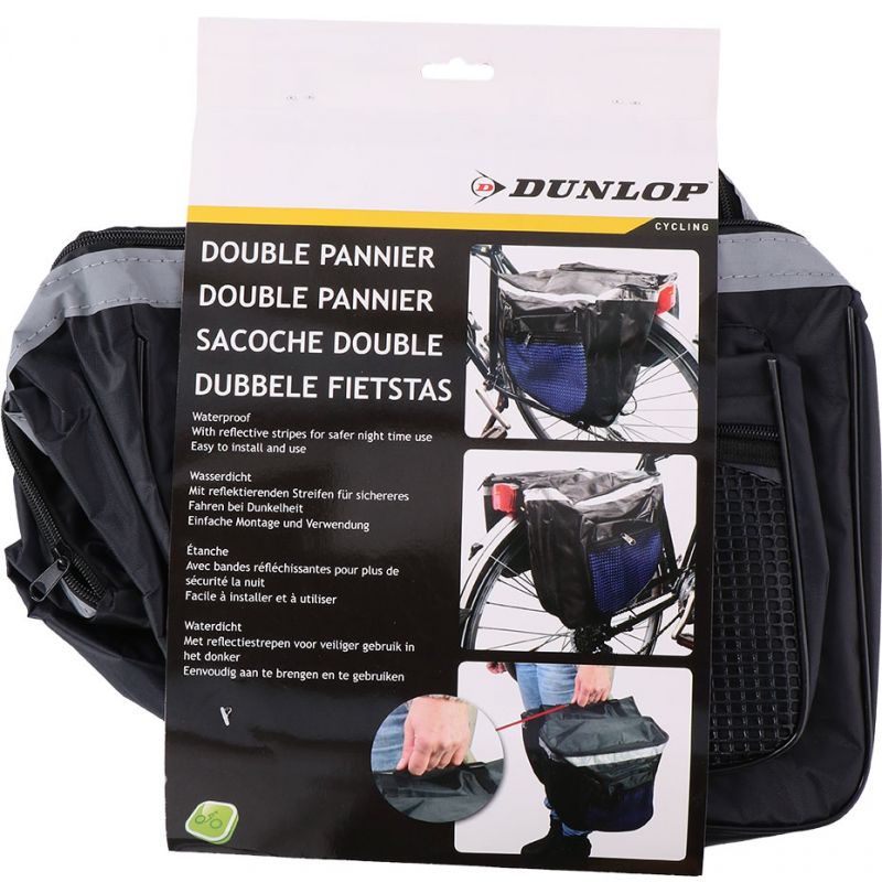 Kolesarska torba za prtljažnik Dunlop 2ass PES 30x26x10cm 600D SL 27890