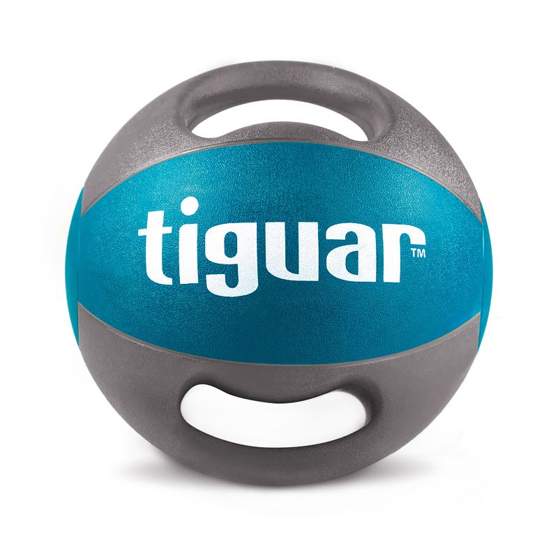 Medicinska žoga z ročaji tiguar 6 kg TI-PLU006