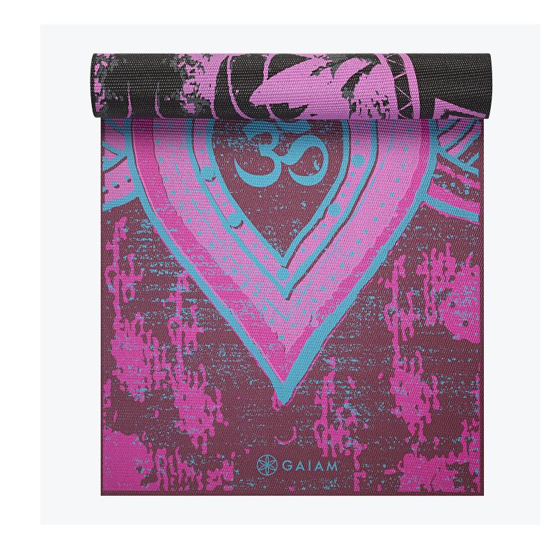 Dvostrana prostirka za jogu Gaiam "BE FREE" 6mm 62031