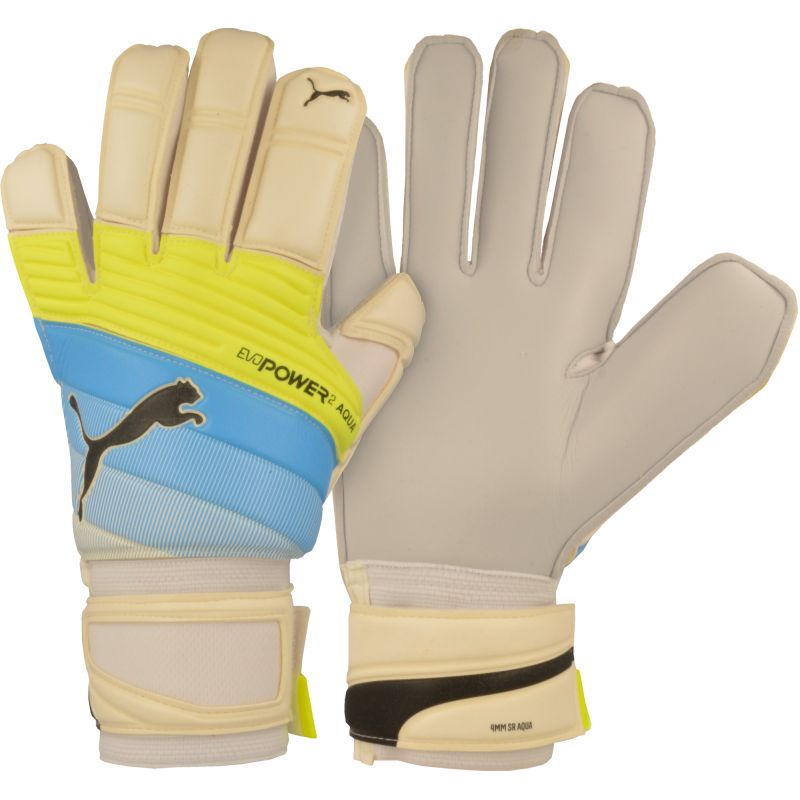 Goalkeeper gloves Puma evoPower Grip 2.3 Aqua 04122501