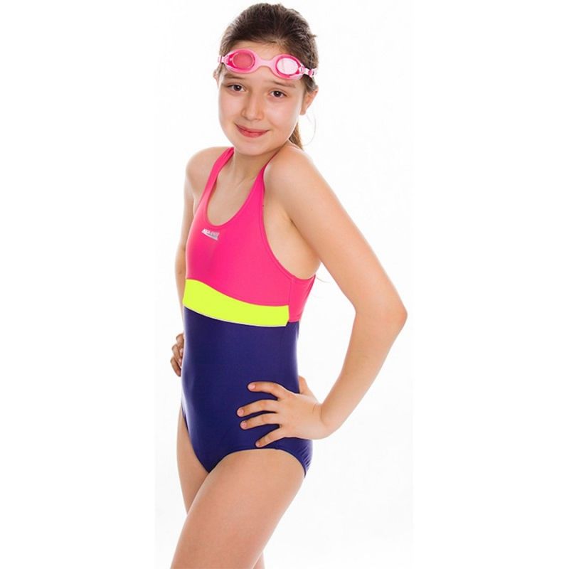 Aqua-speed Junior Emily kupaći kostim ružičasto-ljubičaste boje