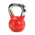 Kettlebell nazubljena kromirana ručka od lijevanog željeza HMS KTC08 RED