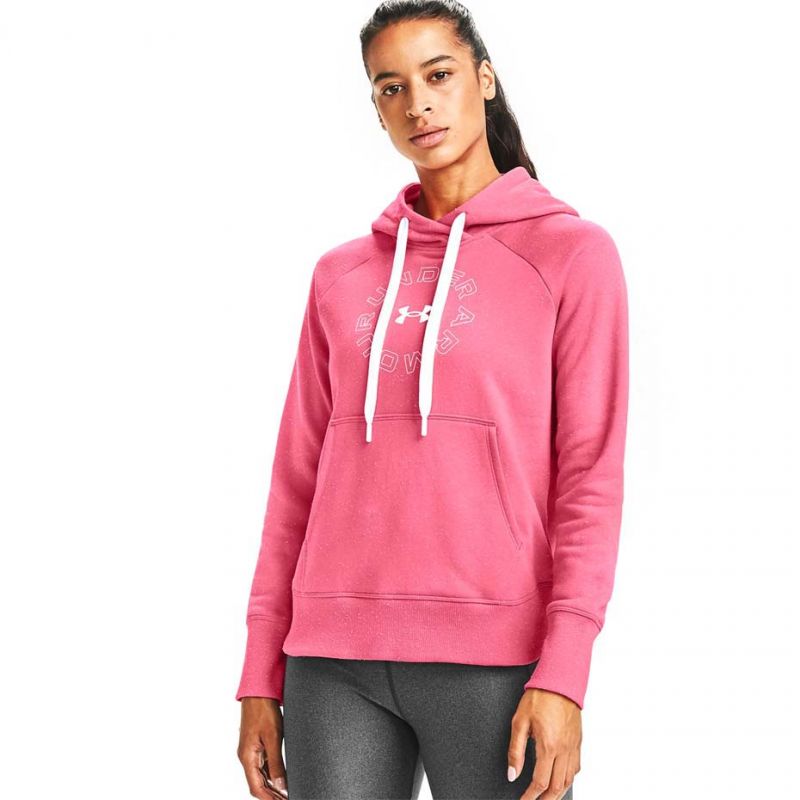 Under Armour Rival Fleece Metallic Hoodie W 1356 323 668 trenirka