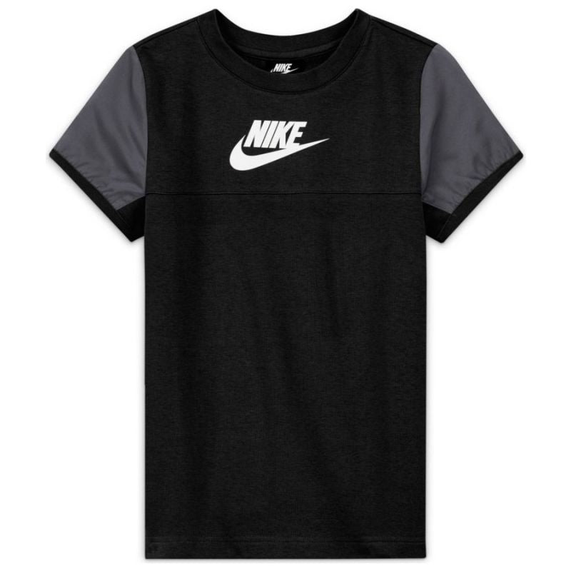 Nike Sportswear Mixed Material Big Kids' Top Skratki Rokavi Jr DA0619 010