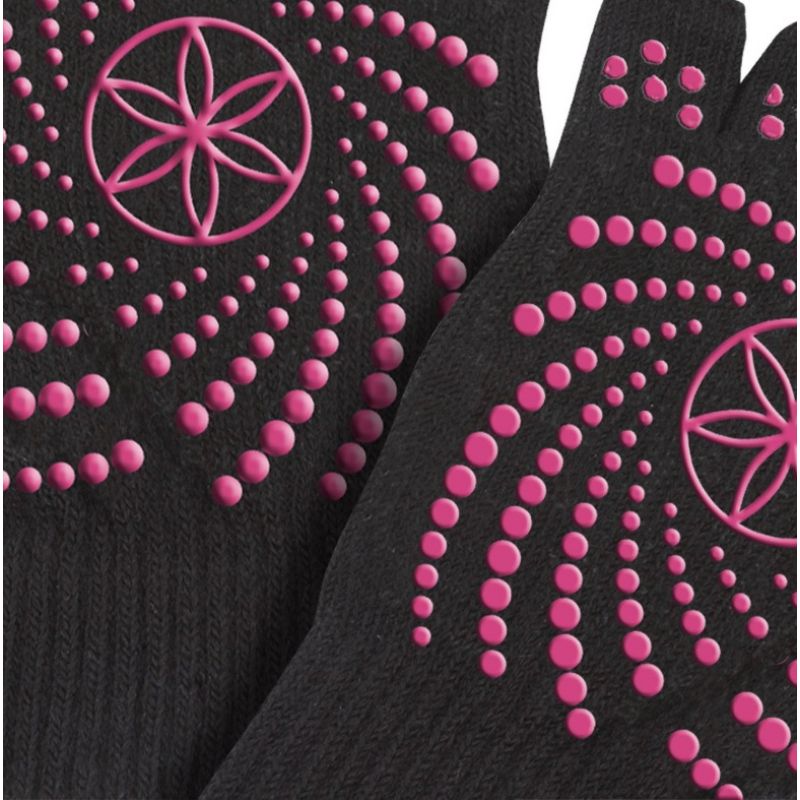 Gaiam 57125 fingerless anti-slip gloves