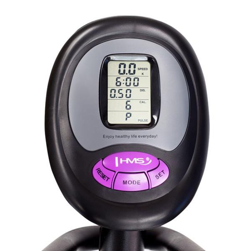 HMS H9249V Purple magnetic elliptical cross trainer