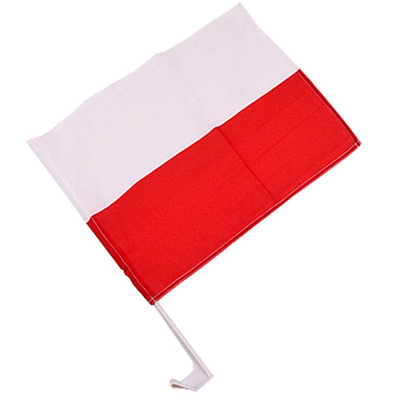 Avtomobilska zastava Poljske 30x45 cm
