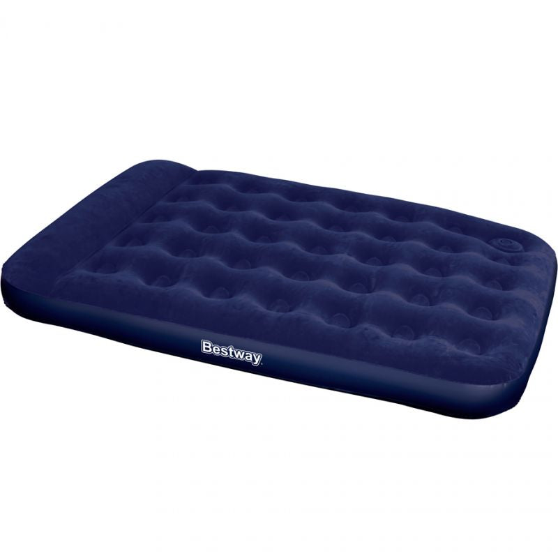 Bestway dvostruki madrac od velura s pumpom, 191x137x28cm 67225-6317