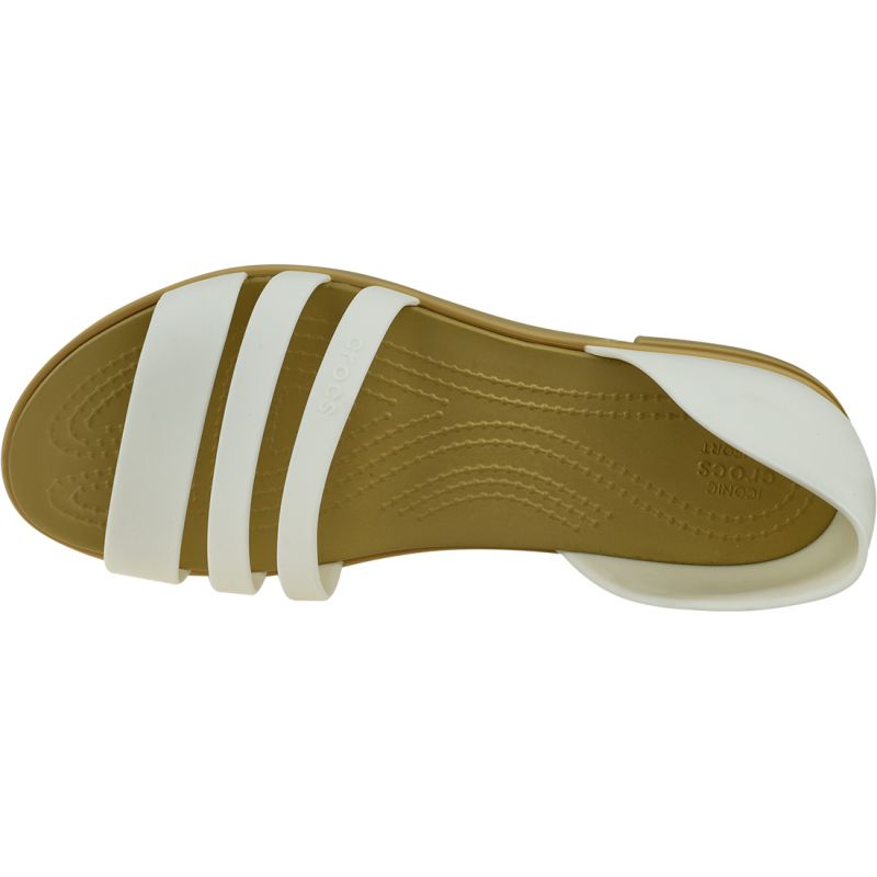Crocs Tulum Open Flat W 206109-1CQ bela 37/38