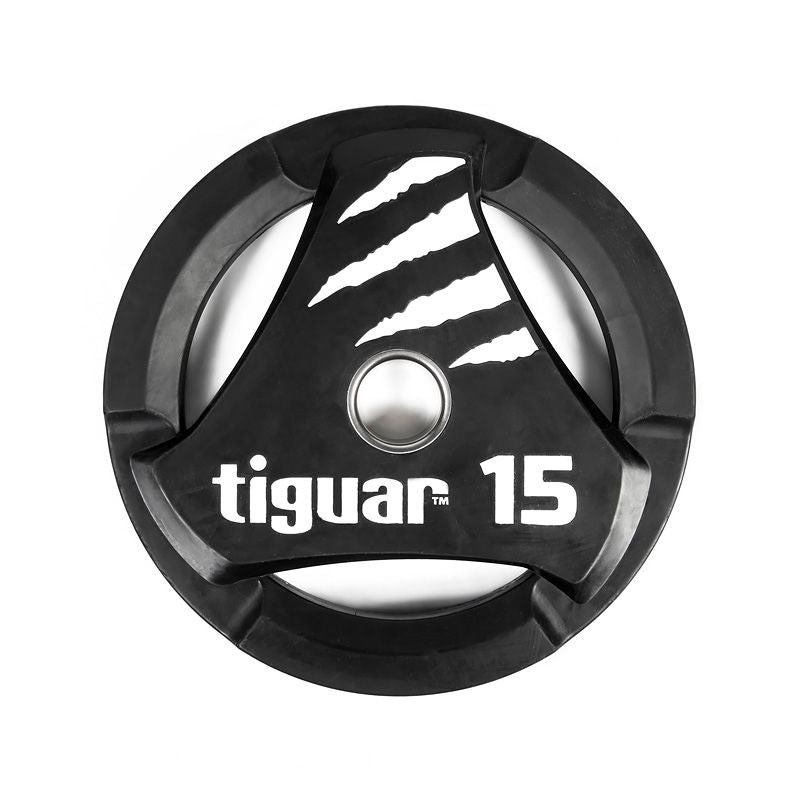 Olimpijska ploča tiguar PU 15 kg TI-WTPU01500