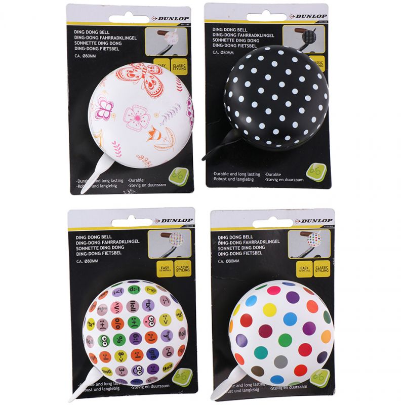 Dunlop bicycle bell 80 mm 2060155