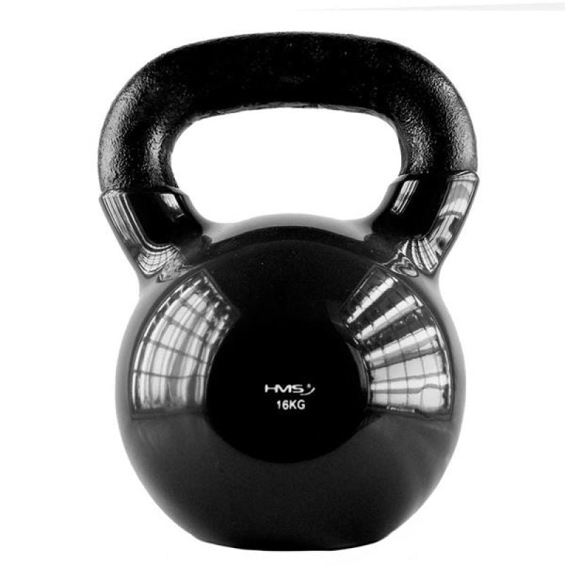 Kettlebell od lijevanog željeza Black HMS KNV16